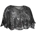 thumbnail image 4 of Lightweight Shoulder Cover Shawl Bolero Jacket Vintage for Wedding Guest Dress, 4 of 6