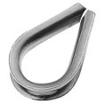 thumbnail image 1 of Industrial|heart Lug M5 |galvanized Steel Cable Protector| Diameter Steelcable 5mm |pack 25, 1 of 5