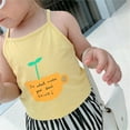 thumbnail image 4 of Ketyyh-chn99 Girls T Shirts Baby Girl Summer Clothes Children Short Sleeve T-Shirts Girls Tees Kids Top Yellow,18-24 Months, 4 of 5