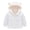 White, variant on Staki Toddler Winter Coat Winter Coats Puffer Padded Jacket for Toddler Girls Kids Light Outwear Cute Bear Ears with Hoods Clothing(Purple,5-6 Years)
