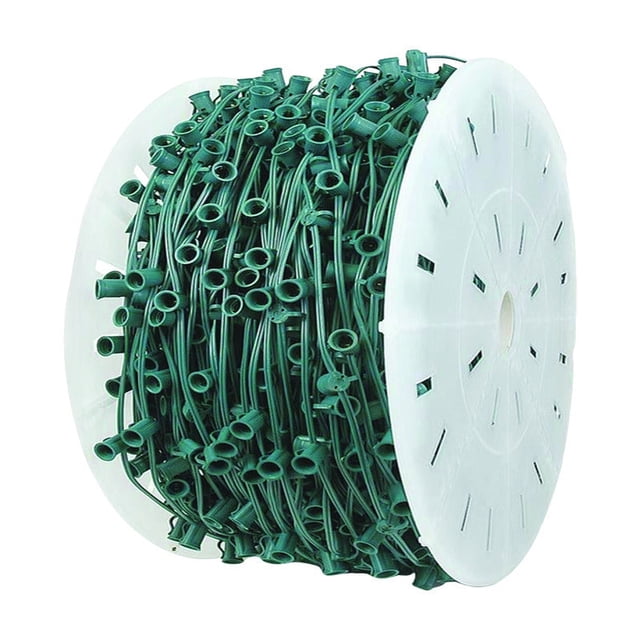 Cable de enchufe en rollo Holiday Bright Lights, 1000 pies