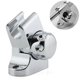 thumbnail image 1 of Soporte de ducha para cabezal de ducha de mano, soporte de altura ajustable - Gran ángulo ajustable para adaptarse a cualquier espacio del baño --- Plata, 1 of 5