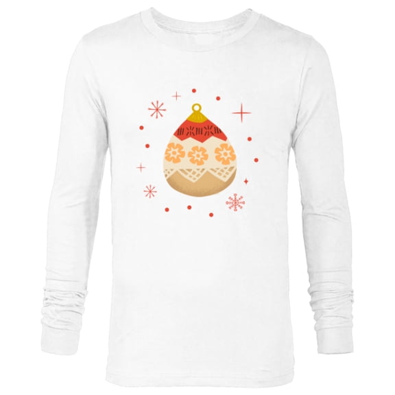 Disney Princess Moana Holiday Christmas Ornament - Long Sleeve T-Shirt for Men - Customized-White