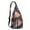 Black-111, variant on Stellar Navigation Sling Backpack - Star Map & Compass Print (Durable)
