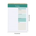 thumbnail image 3 of Weekly Planner Flip Up Coil Notebook B5 | Undated 52-Week Schedule Book | To-Do List Organizer | Portable, Durable 60lb White Paper | Twin Binding, Cardboard Backing | Office, Home Use, 3 of 9