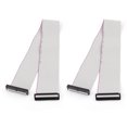 thumbnail image 1 of Unique Bargains 2pcs FC40P 40-Pin IDC Socket Extension Flat Ribbon Cable Wire 50cm 20inch, 1 of 2