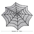 thumbnail image 3 of Yeacher Elements Spooky Pattern Table Cloth Black Lace Family Party Scene Decoration, 3 of 8