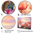 thumbnail image 3 of Designart "Sunset Glow Among Tulips IV" Tulips Floater Framed Wall Art Prints, 3 of 5