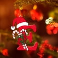 thumbnail image 4 of RBCKVXZ 26 Letter Ornaments Christmas Tree Decoration Personalized Christmas Letter Xmas Tree Hanging Pendant Alphabet Letters for Christmas Tree DIY Craft Christmas Gift (E), 4 of 6