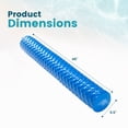 thumbnail image 2 of EDX 46 x 5.5 in Swimming Pool Noodle, Heavy Duty NBR Foam Swim Stick with Vinyl Dipped Surface, 250 LBS Support, Wave Design Non-Slip Floating Aid for Pool Beach Lake Ocean, 2 of 7