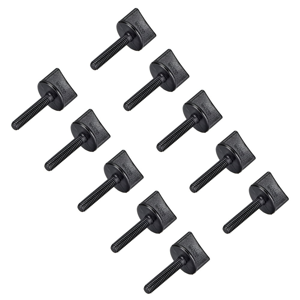 M4 x 20mm Thumb Screw Bolt Hand Driven Spade Nylon Plastic Screws