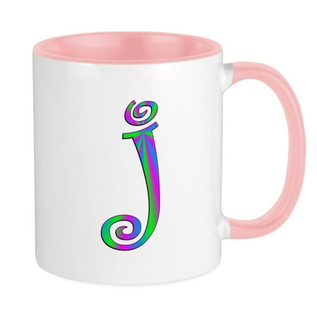 

CafePress - J Monogram Mug - Ceramic Coffee Tea Novelty Mug Cup 11 oz