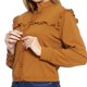 thumbnail image 4 of Chamarra Para Mujer Camel Con Olanes Estilo Casual Semi Formal 330731 cafe EG INCÃGNITA 330731, 4 of 5