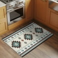 thumbnail image 3 of 2x3 Door Mat Rug, Southwest Ethnic Non-Skid Rubber Backing Large Rectangle Rugs - Living Room Bedroom Home Office, Boho Aztec Tribal Abstract Aesthetic Indoor Floor Mat Carpets Washable Rug, 3 of 9