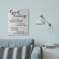 thumbnail image 2 of Stupell Industries Five Star Bathroom Funny Word Black And White Wood Textured Design Canvas Wall Art by Daphne Polselli, 2 of 6