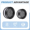 thumbnail image 6 of Uxcell Round Sliding Glass Door Handle 304 Stainless Steel Back-to-Back Black 2.7", 6 of 7