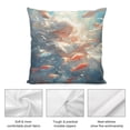thumbnail image 5 of 2PCS Mermaid Glitter Fish Scale Girls Throw Pillow Covers 18x18 Decorative Cushion Case Square Pillows Cover Pillow Cases Accent Pillowcase for Sofa,Couch, 5 of 7