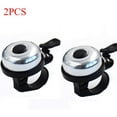 thumbnail image 1 of Ohmyroo Right Hand Bicycle Aluminum Bell 2 Piece Set Clear Sound Ringer For Adults And Road Cycling Safety, 1 of 3