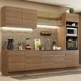 thumbnail image 2 of Cocina Integral 310cm Glamy Madesa 01 Marrón, 2 of 5