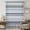 Gray, variant on Navy Blue Grey Striped Sheer Curtains 84 Inches Long, Horizontal Lines Simple Minimalist Light Filering Curtains, Breathable Simi Curtain Privacy Drapes for Living Room Bedroom Window Treatment
