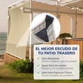 thumbnail image 2 of Malla Sombra Raschel 90% Bastilla Doble y Esquinas Reforzadas Beige MPQ 4x3, 2 of 4