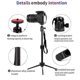 thumbnail image 2 of JMARY MT68 Portable Photography Selfie Mini Tripod Aluminum Alloy Telescopic SLR Camera Phone Stand, 2 of 5