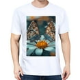thumbnail image 3 of Summer Short Sleeve Tops Crew Neck Shirts For Women ButterflyPlus Size Tee Shirts, 3 of 5