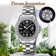 thumbnail image 5 of SKMEI Watches for Women Luxury Dress Waterproof Wrist Watch Stainless Steel Ladies Watch with Luminous Date, 5 of 9