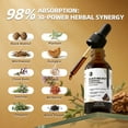 thumbnail image 4 of Black Walnut Wormwood Liquid Extract Drop, with Clove Tincture Herbal Supplement, Support Digestive Balance and Gut Cleanse Health for Humans, 2 fl oz, 4 of 6