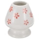 thumbnail image 1 of Soporte de Chasen de Cerámica Uxcell de 73 mm, Soporte para Batidores de Matcha, Juego de Té, Soporte para Batidores en Color Blanco y Cereza, 1 of 7