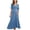 Blue, variant on Maternity Maxi Dress V Neck Short Sleeve High Waist A Line Loose Baby Shower Pregnancy Dresses for Photoshoot Maternity Outfits Summer Clothings