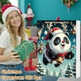 thumbnail image 5 of Christmas Advent Calendar, 24 Days 2D Panda Christmas Countdown Calendar, Acrylic Hanging Gifts, 5 of 6