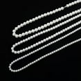 thumbnail image 6 of EOEMY 3 Width 925Sterling Silver Pearl Beads Fancy Beaded Chains Necklace For Women-10mm-20", 6 of 7