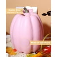 thumbnail image 3 of 12 Pcs Assorted Pink Plastic Pumpkins for Decorating - Artificial Foam Pumpkins for Fall Decor, Thanksgiving, Halloween, Wedding & Party, DIY Craft Fake Pumpkin for Table Centerpiece, 3 of 12