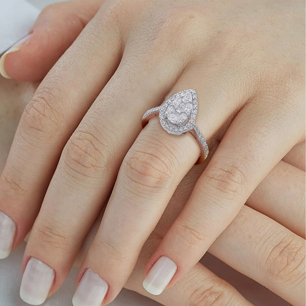 CTHY HERITAGE HIGH-END OVERLAP RING 19号 Neil Lane Artistry Heritage Emerald-Cut Lab-Grown Diamond