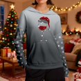 thumbnail image 2 of WILLBEST Sudadera de Mujer Cozy Style de Manga Larga con Capucha y Estampado Festivo, Ideal para Estar Cómoda En Casa y para Actividades Al Aire Libre X-Grande, 2 of 5