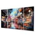 thumbnail image 2 of Designart "Arcade Dreams A Colorful Video Game Odyssey" Entertainment Metal Art Print Set, 2 of 5