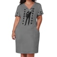 thumbnail image 3 of Vestido Roy Orbison con bolsillos sueltos, vestido de verano para mujer 2025, 3 of 7