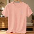 thumbnail image 6 of LJEFF Girls Cute Print Rhinestone T-Shirt, Comfort Cotton Crew Neck Short Sleeved Summer Casual Tee Hot Pink Size 10 Yres, 6 of 7