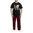 thumbnail image 5 of CafePress - Love Football Men's Dark Pajamas - Men's Dark Loose Fit Cotton Pajama Set, 5 of 7