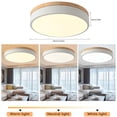 thumbnail image 3 of Miumaeov 11.8 Inch LED Flush Mount Ceiling Light 24W 3000K/4000K/6000K Dimmable Round Acrylic Flat Panel Light Minimalist Ceiling Light Fixture for Living Room Dining Room Bedroom Kitchen, 3 of 8
