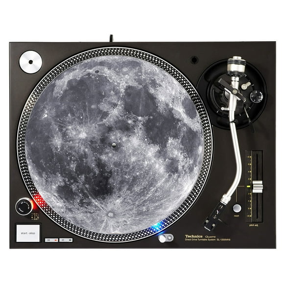 KuzmarK™ 12" DJ Turntable Slipmat - Full Moon