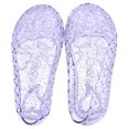 thumbnail image 1 of Zapatos Heart Jellies Girl Sole - 6 Púrpura DelSol DelSol Heart Sole Girl Jellies Shoes - 6 Purple Shoes Niña 1Pair, 1 of 1