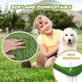 thumbnail image 3 of Estera de césped para perros, estera de hierba lavable definitiva para perros, reutilizable, Control de olores para entrenamiento de mascotas, almohadilla para orinar de fácil limpieza,, 3 of 7