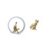 thumbnail image 5 of Escultura de figura de niña y gato, elegante estatua de mujer, arte animal, artesanía, centro de mesa para dormitorio, estantería, decoración de chime, 5 of 8