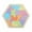 B, variant on EQWLJWE Puzzle Toys Wooden Hexagonal Puzzle for Kid Adults Shape Pattern Block Tangram Brain Teaser