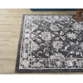 thumbnail image 6 of Modway Kazia Distressed Floral Lattice 5x8 Area Rug in Dark Gray and Ivory, 6 of 6