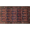 thumbnail image 1 of Ahgly Company Indoor Rectangle Traditional Chestnut Brown Persian Area Rugs, 4' x 6', 1 of 6