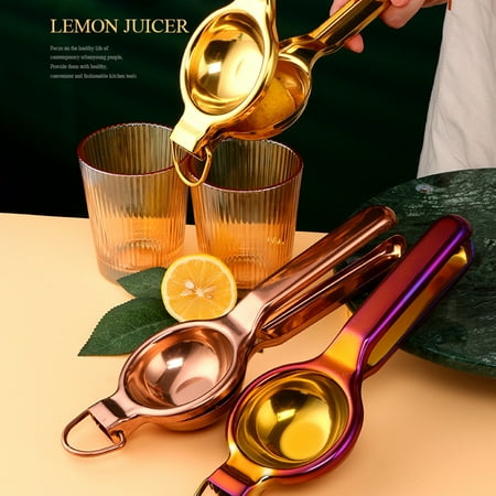 

Hadanceo Juice Squeezer Ergonomic Handle Good Grip Juice Squeezer Filter Core Great for Bar