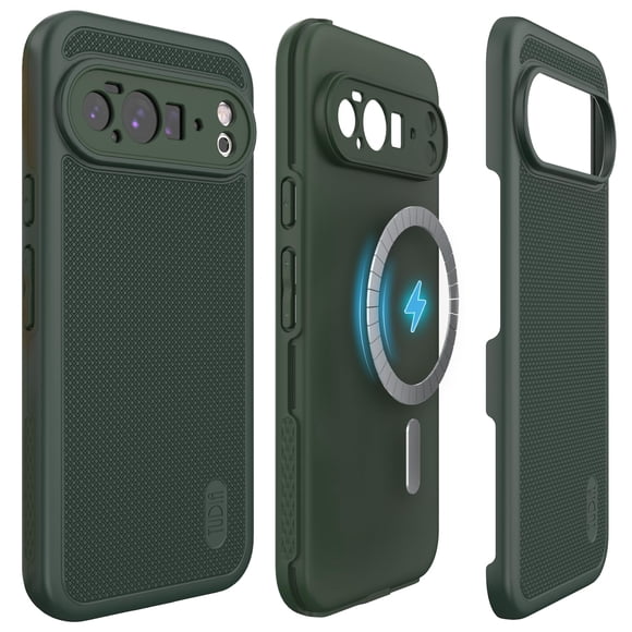Funda de teléfono TUDIA MergeGrip para Google Pixel 10 Pro XL, color verde pino